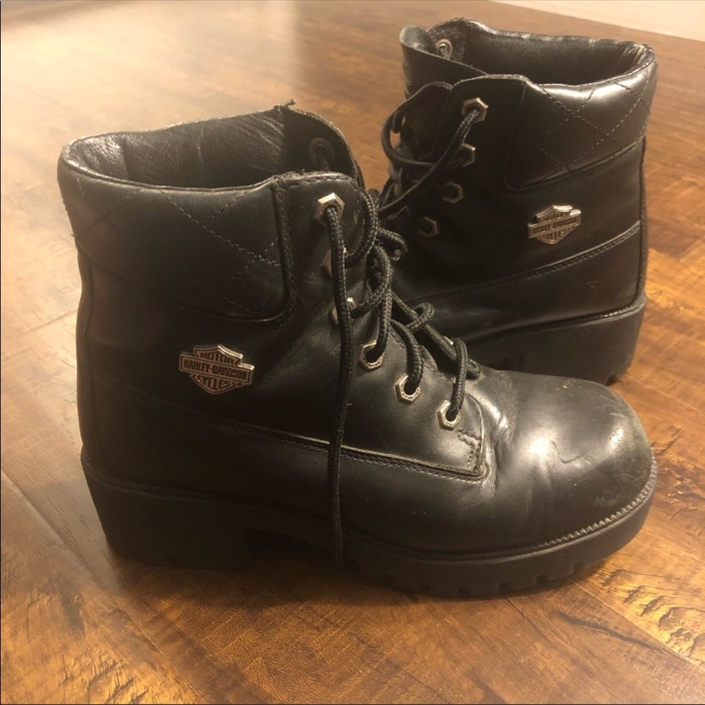 Harley Davidson Leather Riding Boots